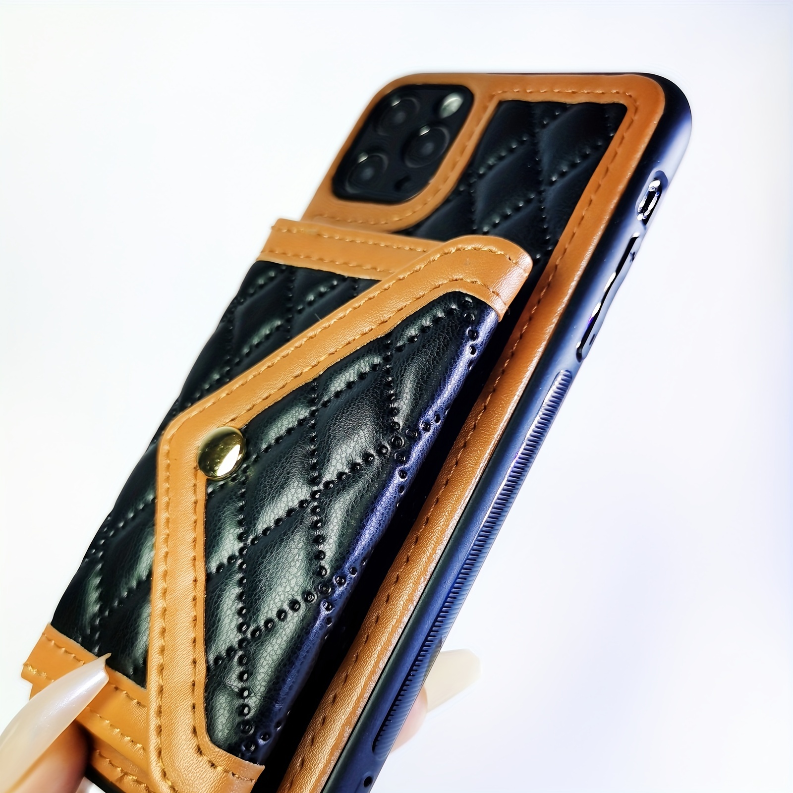 Stylish Phone Case With Detachable Card Bag For Iphone 11/12/13/14 Series -  Perfect For Men & Women! - Temu Cyprus