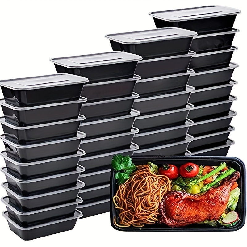 1pack Food Storage Containers,Freezer Microwave safe,Food Container Meal Prep  Containers & Kitchen Set,Lunch Containers,use for School,Work and Travel