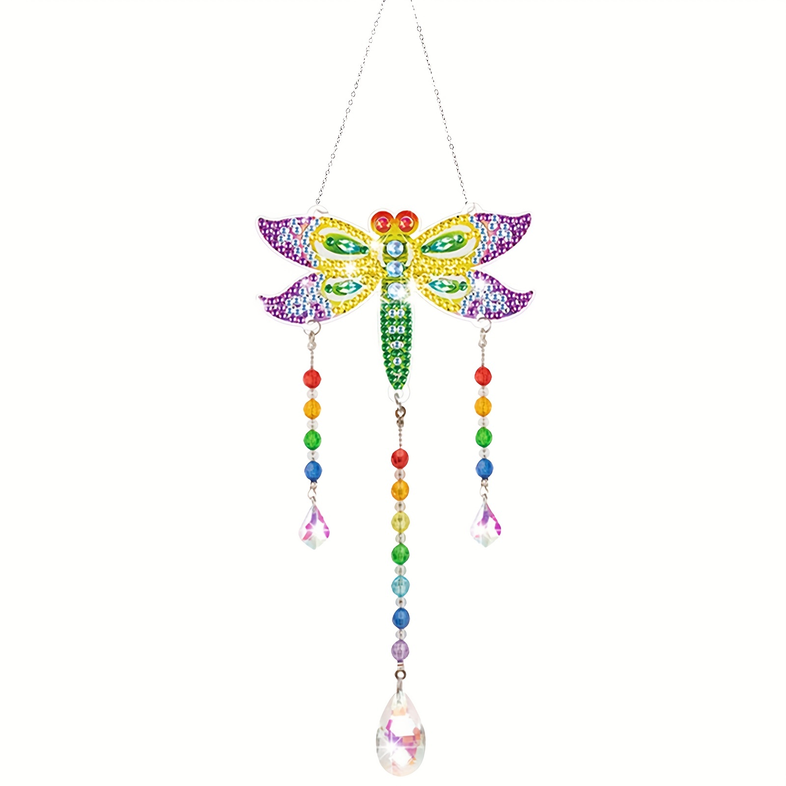 1pc Diamond Painting Wind Chimes Diamond Painting Suncatcher - Temu