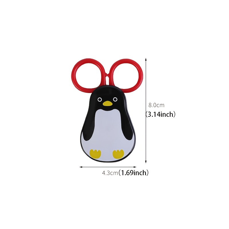 Cute Little Scissors Easy To Carry Little Penguin Scissors - Temu