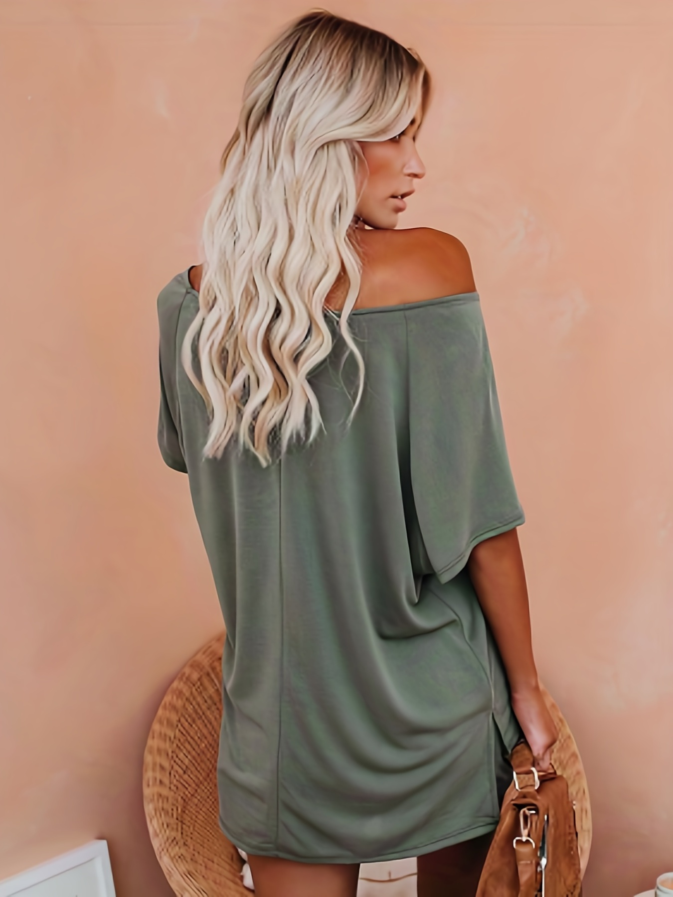 2pc Short Sleeve T Shirt & Drawstring Waist Shorts Set