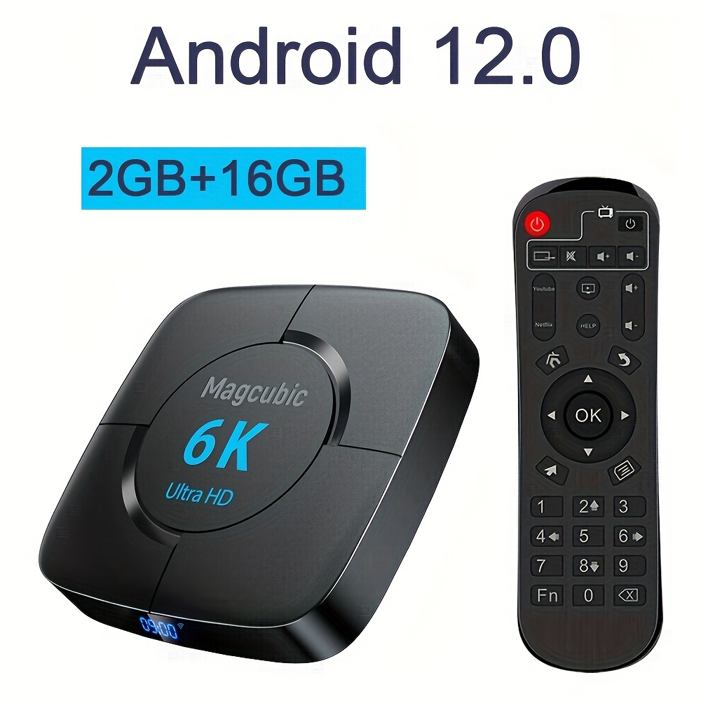 Android TV Box 4K HD Smart TV Box 16GB+256GB 2.4G WIFI Android Media Player  Set-Top TV Box Android