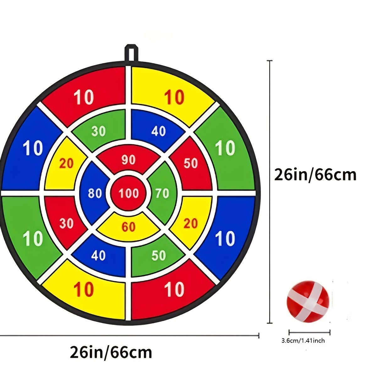 COOPCTE Jeu de fléchettes pour Enfants  Jeux d'intérieur et d'extérieur  pour Enfants, Cadeaux pour garçons, Filles et Adultes de 4 5 6 7 8 9 10 11  12 Ans : : Sports et Loisirs