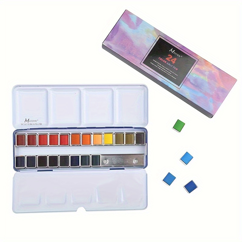 SITOANTD Watercolor Paint Set, 50 Colors Water Color Set With Regular, in  2024