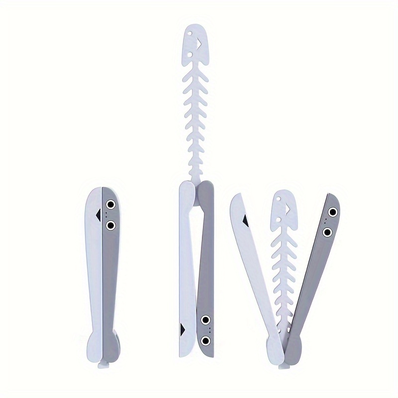 3d Printed Fish Bone Butterfly Knife Very Safe Small Toy - Temu