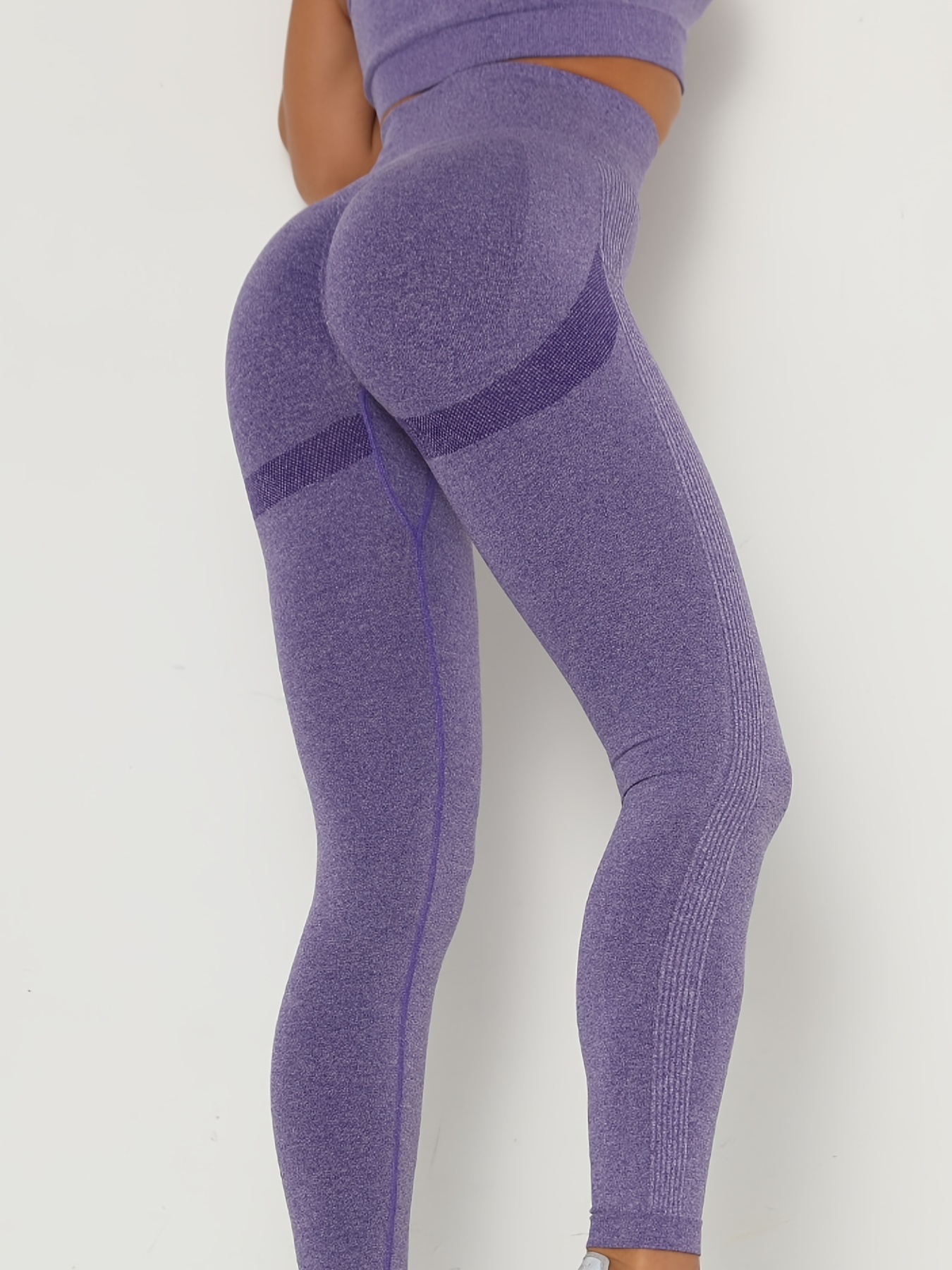 The Beginning Of… TBO Workout Leggings for Women - Booty Lifting Seamless  Compression Yoga Pants Lilac at  Women's Clothing store