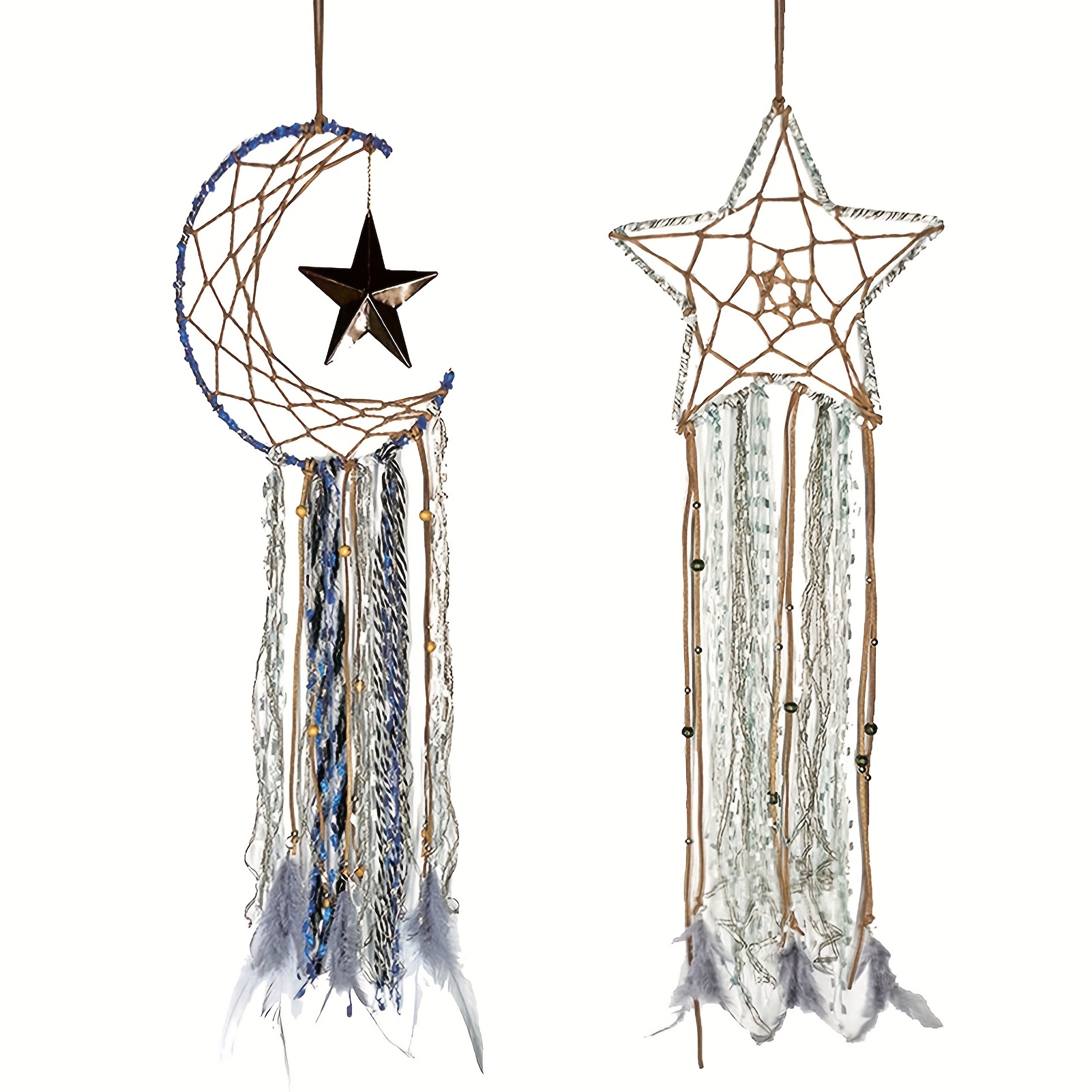 Nordic Star And Moon Dream Catcher Perfect Bedroom Wall - Temu New Zealand