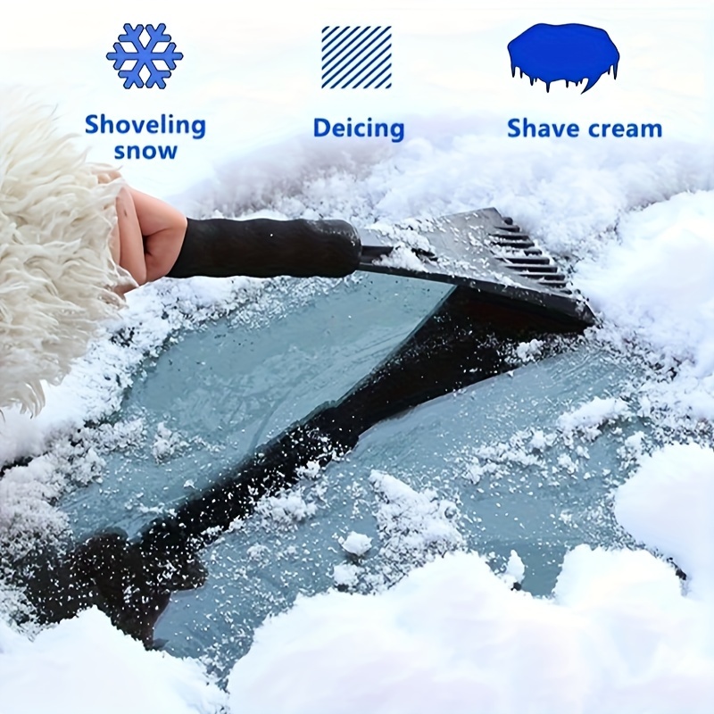 Amdohai – grattoir à neige électrique multifonctionnel, grattoir à glace  pour pare-brise de voiture, dégivreur pour enlever la neige et la glace,  outils de nettoyage de voiture 