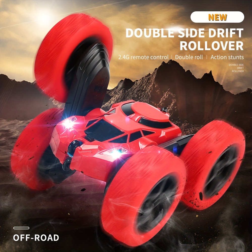 Voiture inertielle double face, voiture jouet acrobatique rotative à 360  degrés 