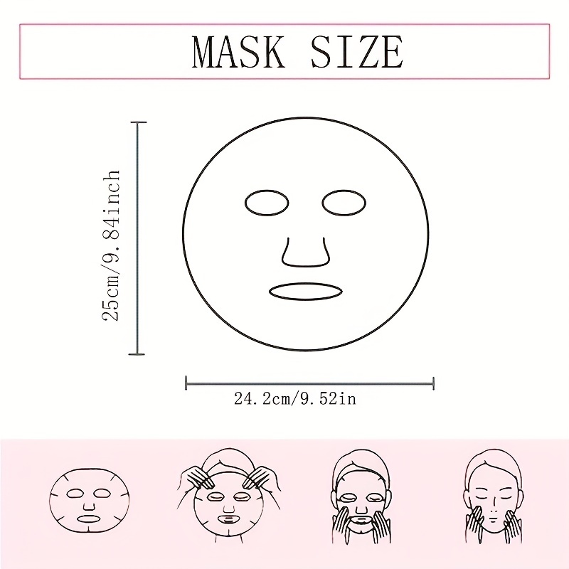 200 Sheets Facial Plastic Mask, Transparent Moisturizing Face Mask Sheets  Use for Skin Care & DIY Spa Mask, Disposable Face Sheet Masks Made of