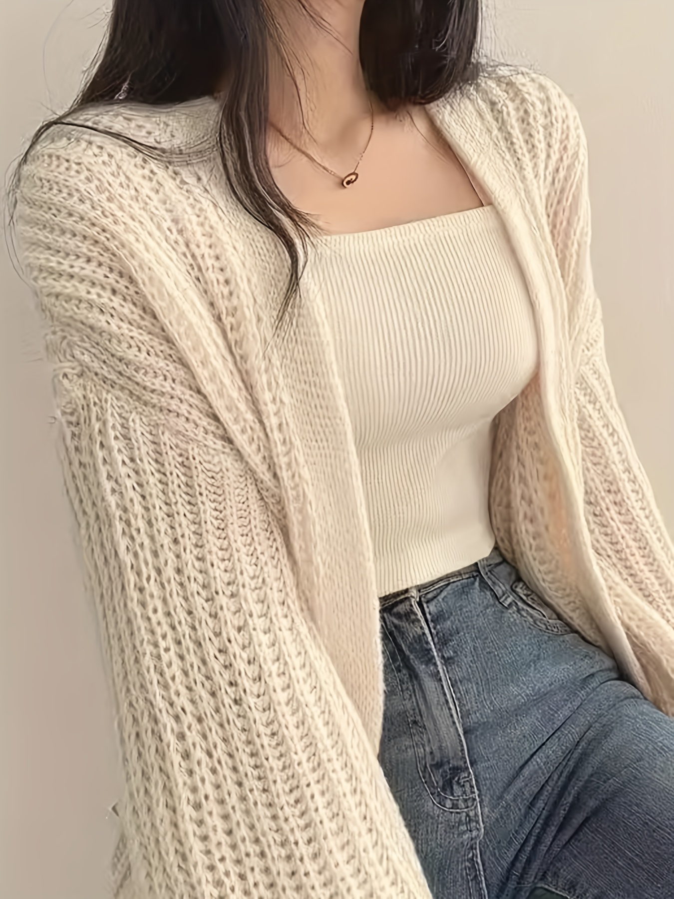 Slouchy on sale white cardigan