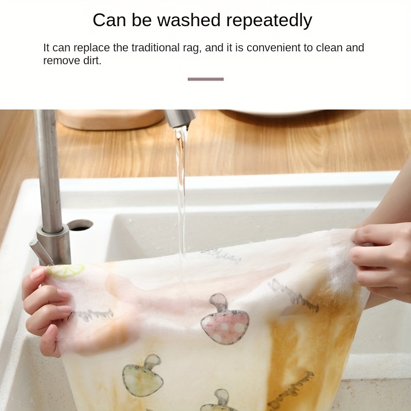 100x Rag Disposable Clean Cloth Non-woven Dish Cloth Towel Kitchen Clean  Dishrag