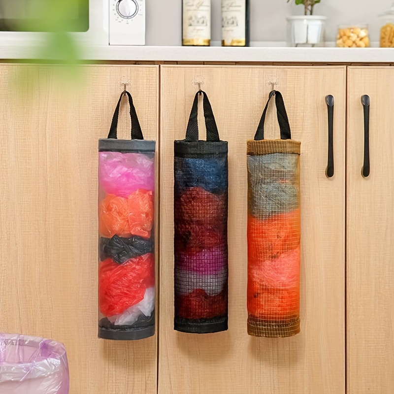 Wall mounted Garbage Bag Storage Box Hanging Trash Bag - Temu