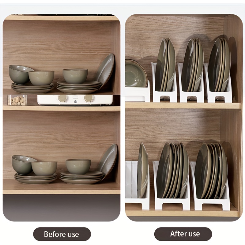 Estante para platos, estante de almacenaje para cocina, soporte para platos  y tazas, estante de secado, organizador de almacenamiento de cocina