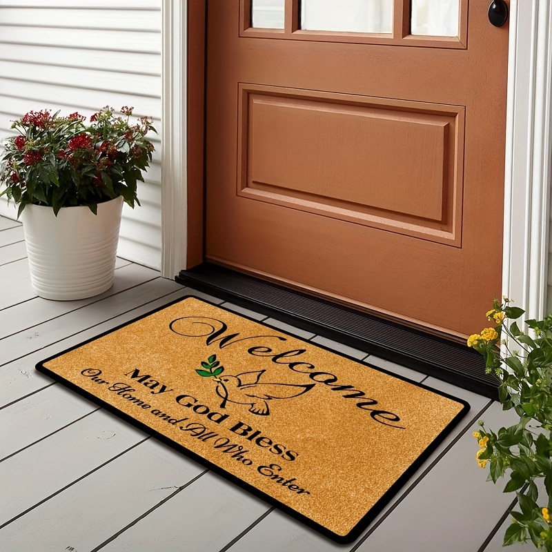 Retro Printed Door Mat Anti fouling Anti slip Waterproof Mat - Temu