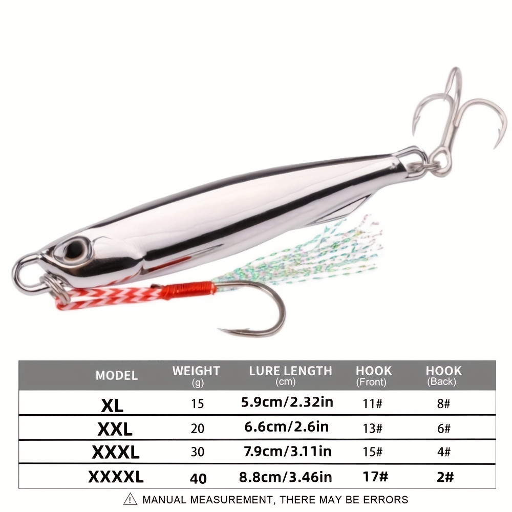 Artificial Jigbait Fishing Lure Long Casting Electroplated - Temu