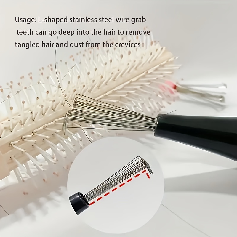 Hair Brush Cleaning Rake Air Cushion Comb Cleaning Claw - Temu