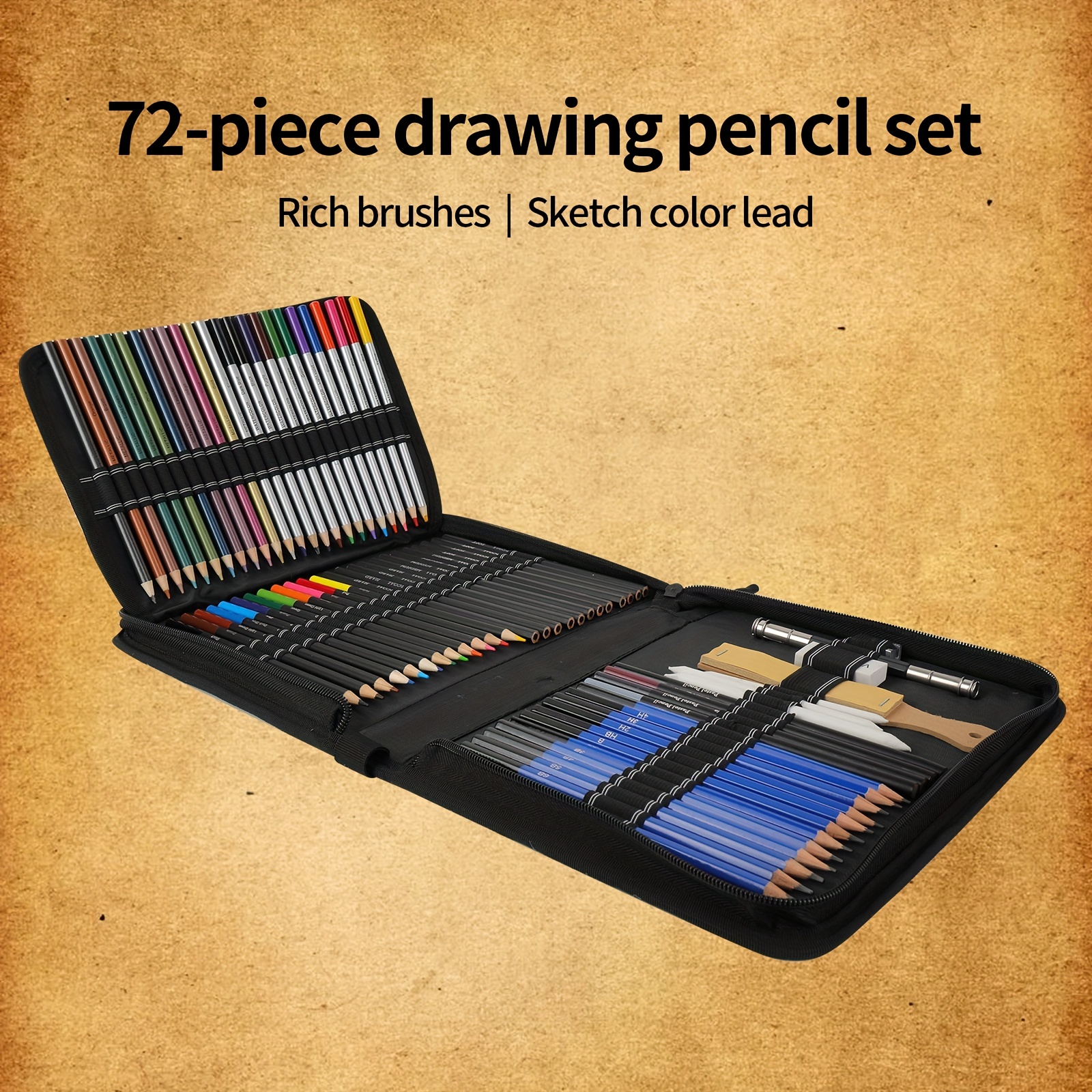 Drawing Pencils Sketch Pencil Art Supplies Set For - Temu
