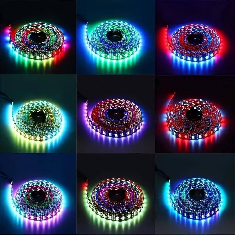 1roll 65.6Feet/787.4inch TV LED Smart Light Strip, RGB2811, 40 Key Remote Control, App Control Flexible Adhesive Light Strip, Suitable For TV Background, Game Room Christmas Holiday Party Decoration details 4