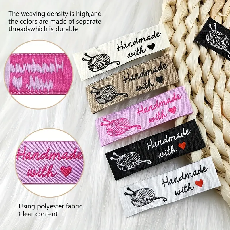 Wool Ball Crafting Fashion Sewing Woven Labels For Diy Decor - Temu