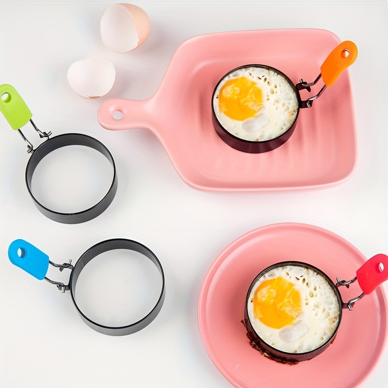 1pc Random Color Round Silicone Fried Egg Mold