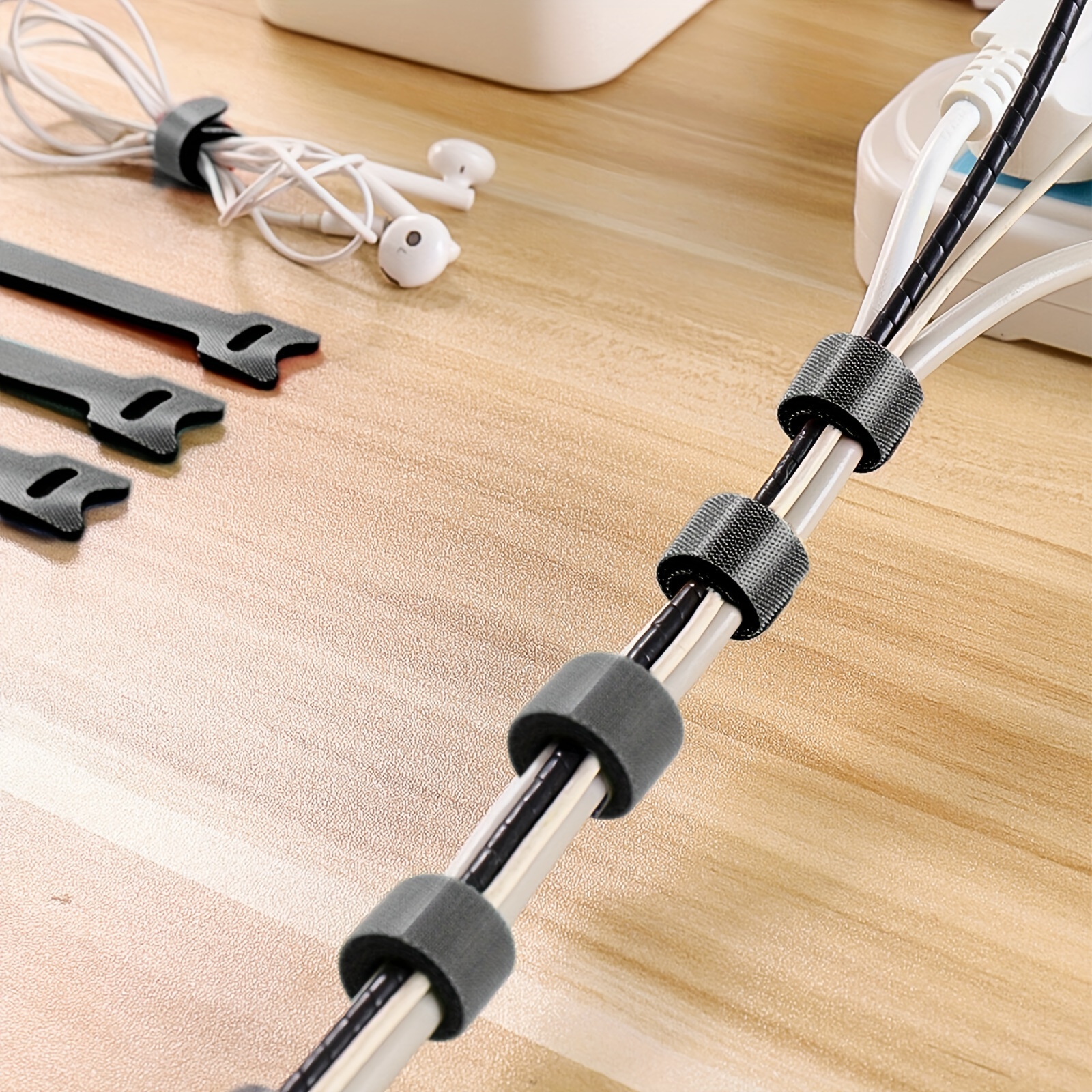 Reusable Cable Tie Multi purpose Cable Management Hook Loop - Temu