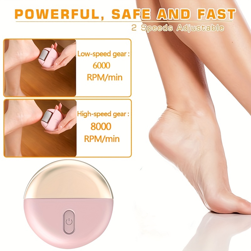 Electric Foot Callus Remover, Rechargeable Portable Electronic