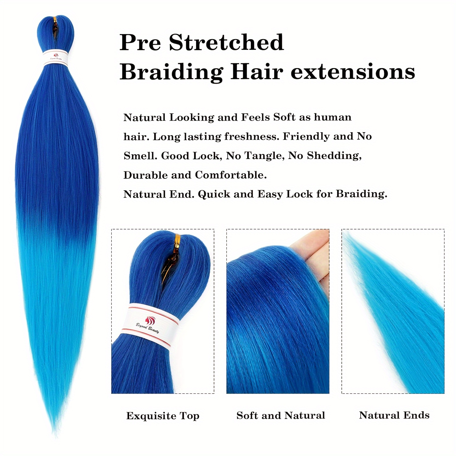 pre stretched braiding   26  90g   braiding   for     braiding       synthetic     details 0