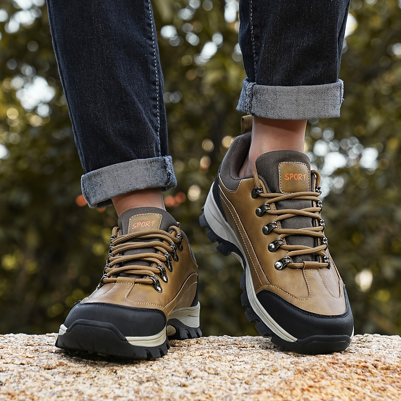 Zapatillas deportivas de senderismo para hombre, transpirables,  antideslizantes, para trekking y actividades al aire libre. Talla: 42 EU :  : Moda