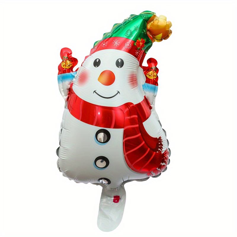 Inflatable Standing Christmas Aluminum Foil Balloon Snowman - Temu