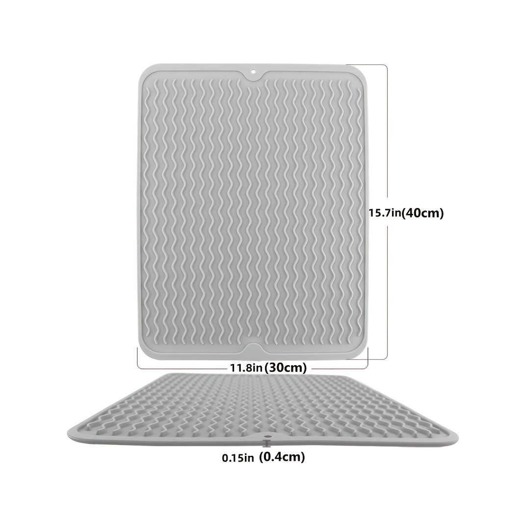 Super Sturdy Silicone Dish Drying Mat And Trivet, Dishwasher Safe, Heat  Resistant, Cooling Mat - Temu Bulgaria