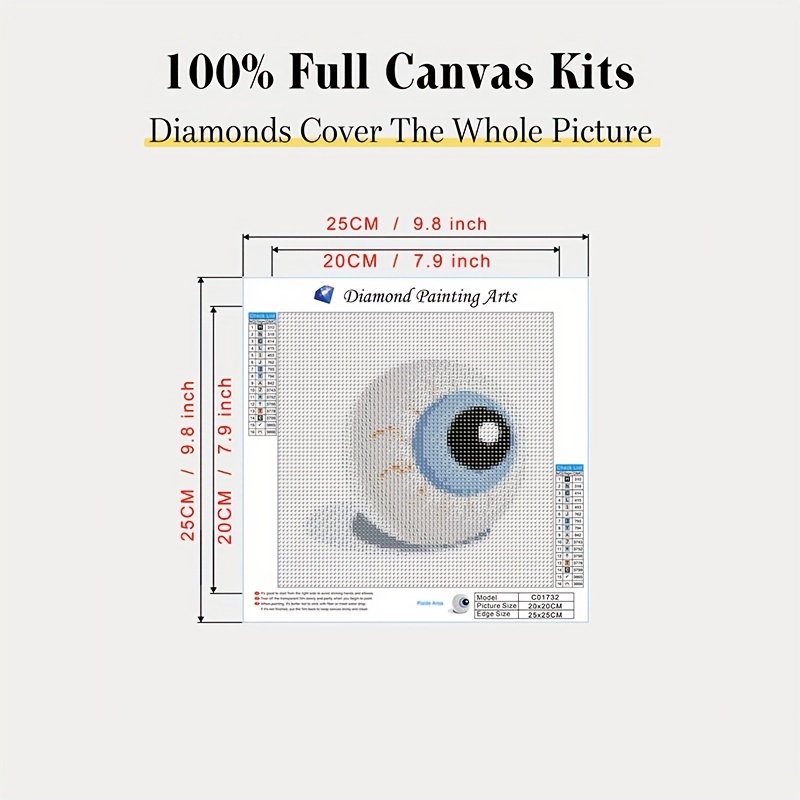 5d Diamond Painting Kit, Diy Diamond Painting With Cartoon Haunted