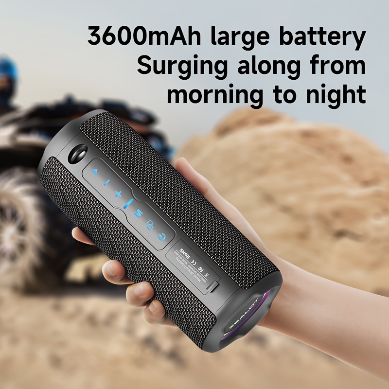 ZEALOT S49 Portable bluetooth speaker 360°Stereo Sound 20W IPX6 waterproof  wireless bluetooth 5.0 Excellent Bass Performace