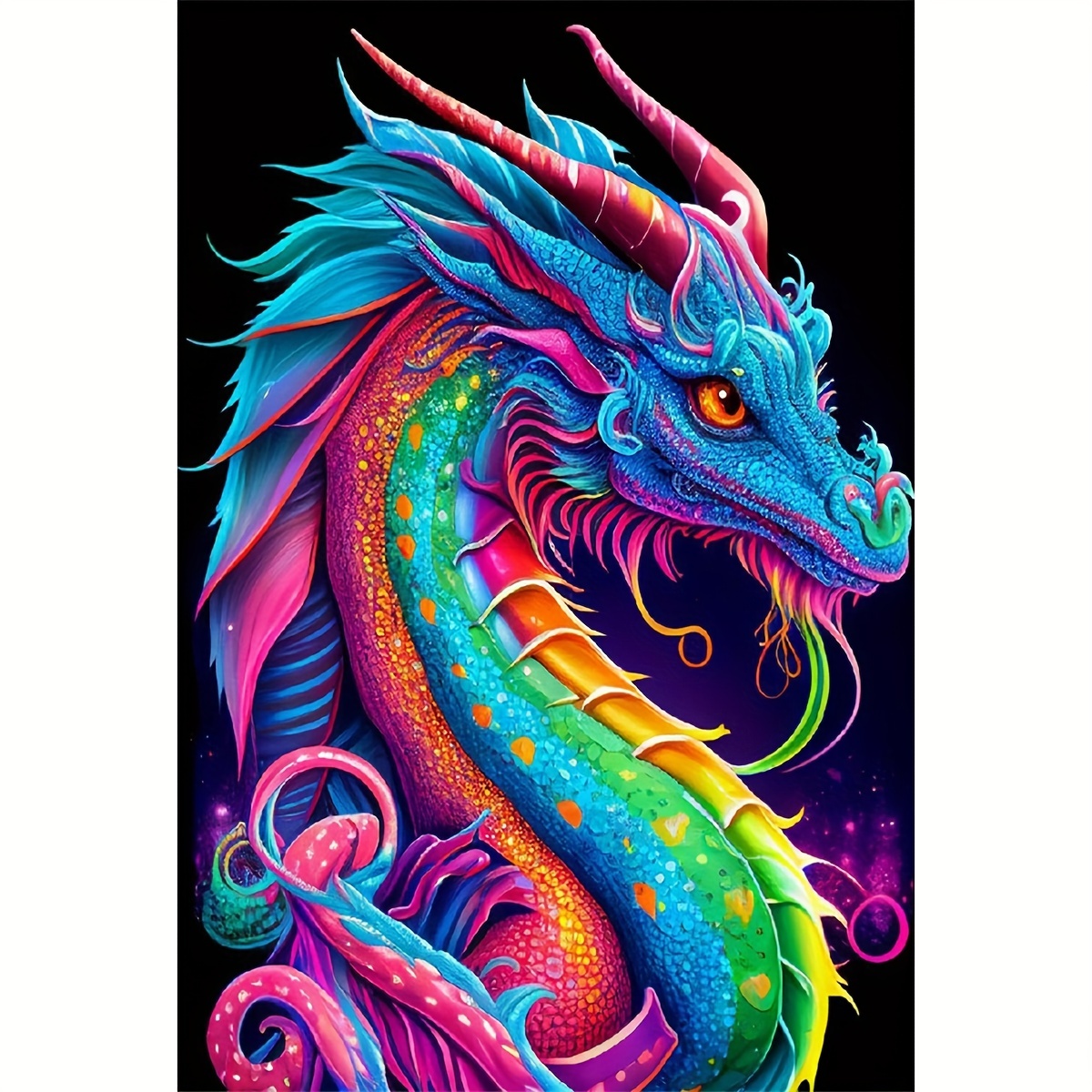 Flannel Chinese Dragon Diamond Painting For Adults DIY 5D Full Diamond Arts  Paint By Number Kits Mosaic Art Picture Of Rhinestones Home Decor