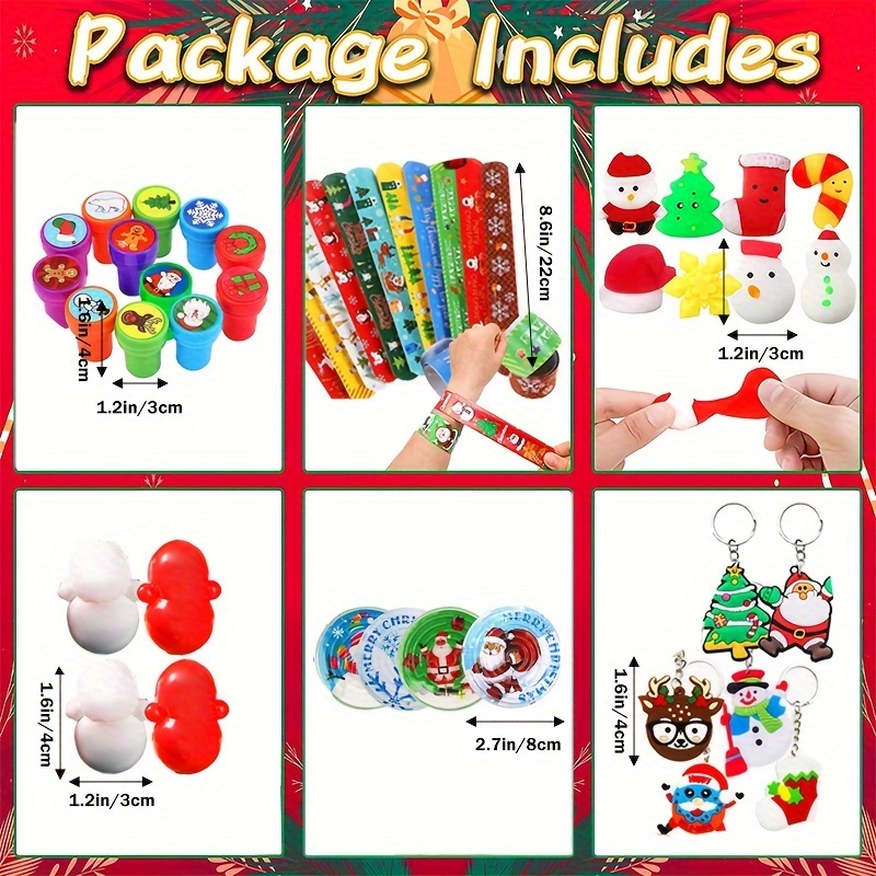 25 PCS Christmas Party Favors for Kids, Xmas Drinking Straws Reusable,  Christmas Party Supplies for Kids Birthday Party, Stocking Stuffers,  Classroom