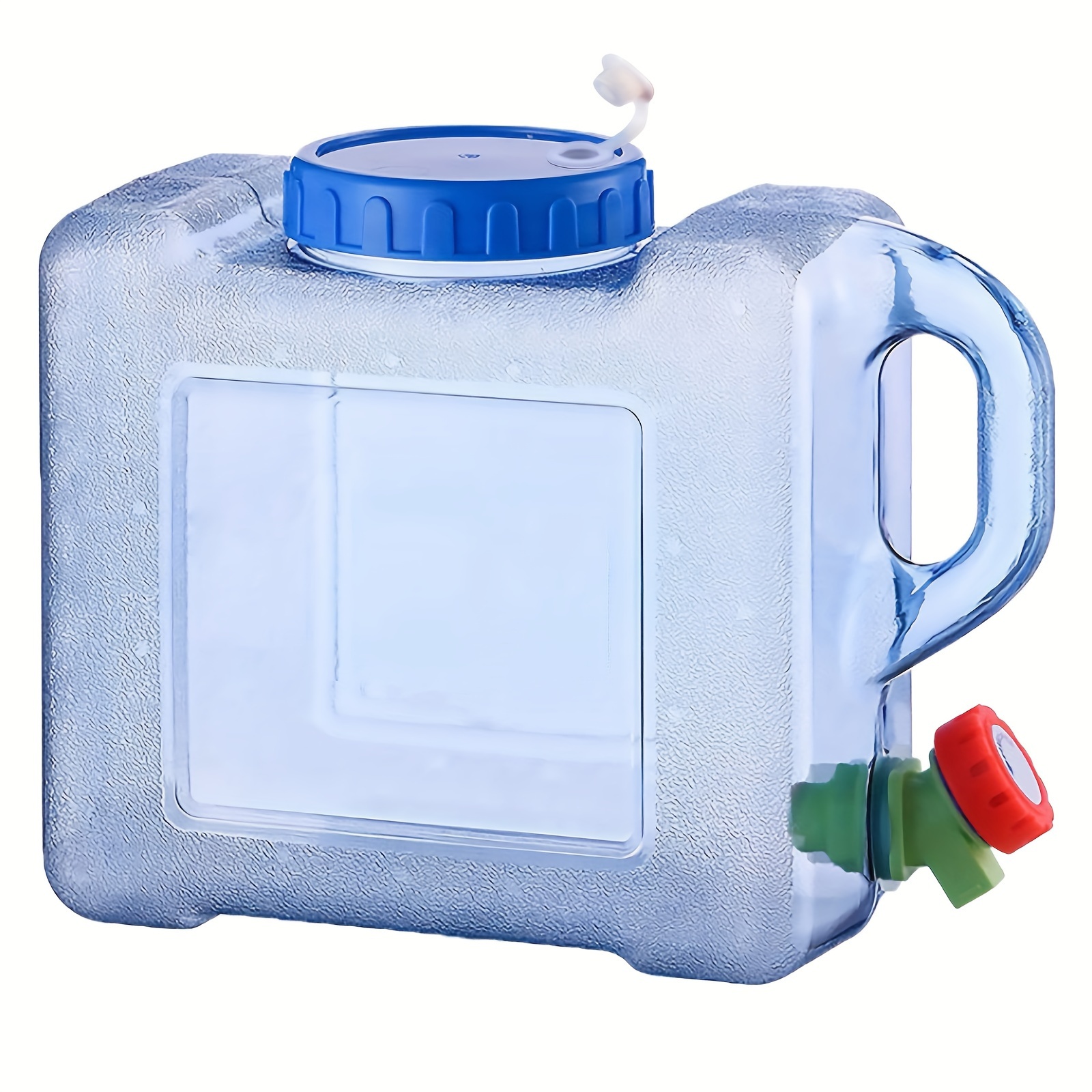 1pc Portable Collapsible Water Bucket With Tap