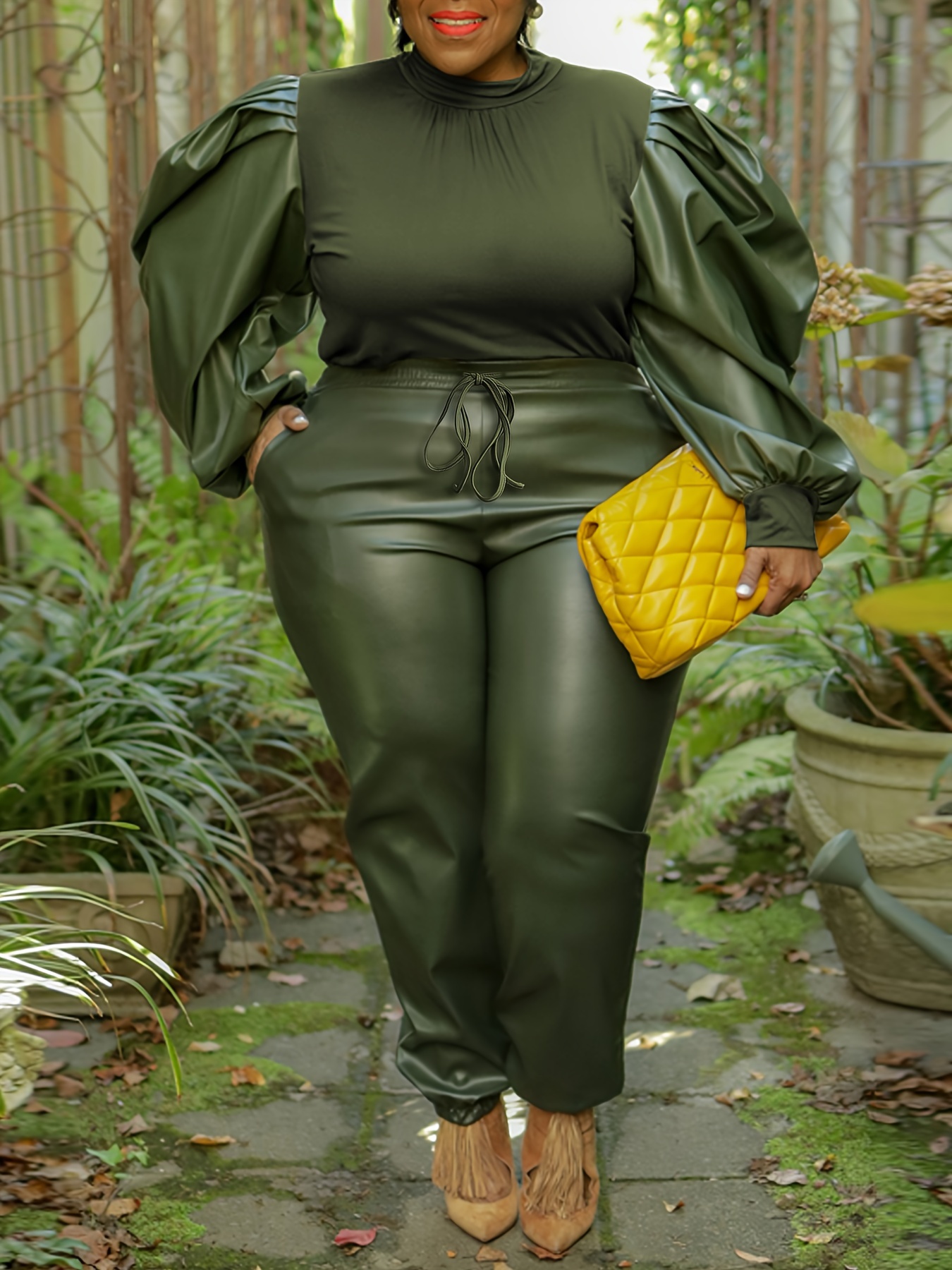 Plus Size R&R Oversized Pocketed Set | Oversized Jogger Set with Pockets