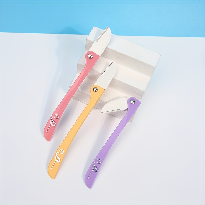 Stainless Steel Folding Eyebrow Razor for Hair Shaving