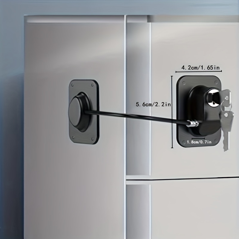 Refrigerator Lock Refrigerator Freezer Door Lock Child - Temu