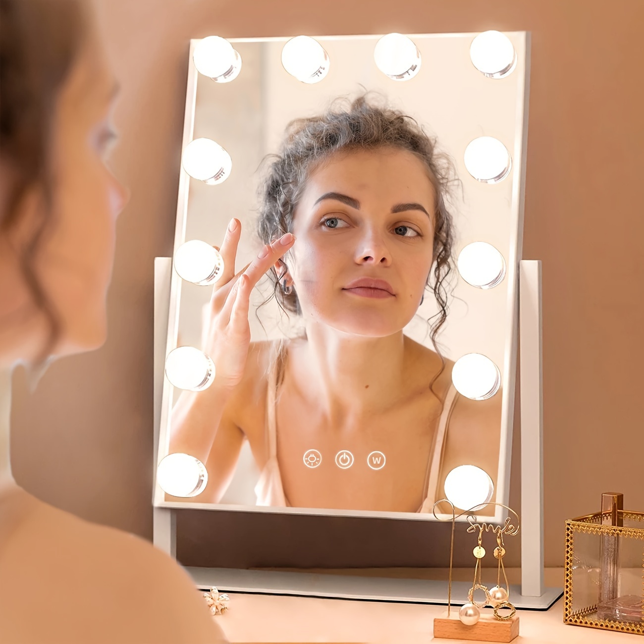 Makeup spiegel Licht Desktop netzrot Weibliche Fülllicht - Temu Austria