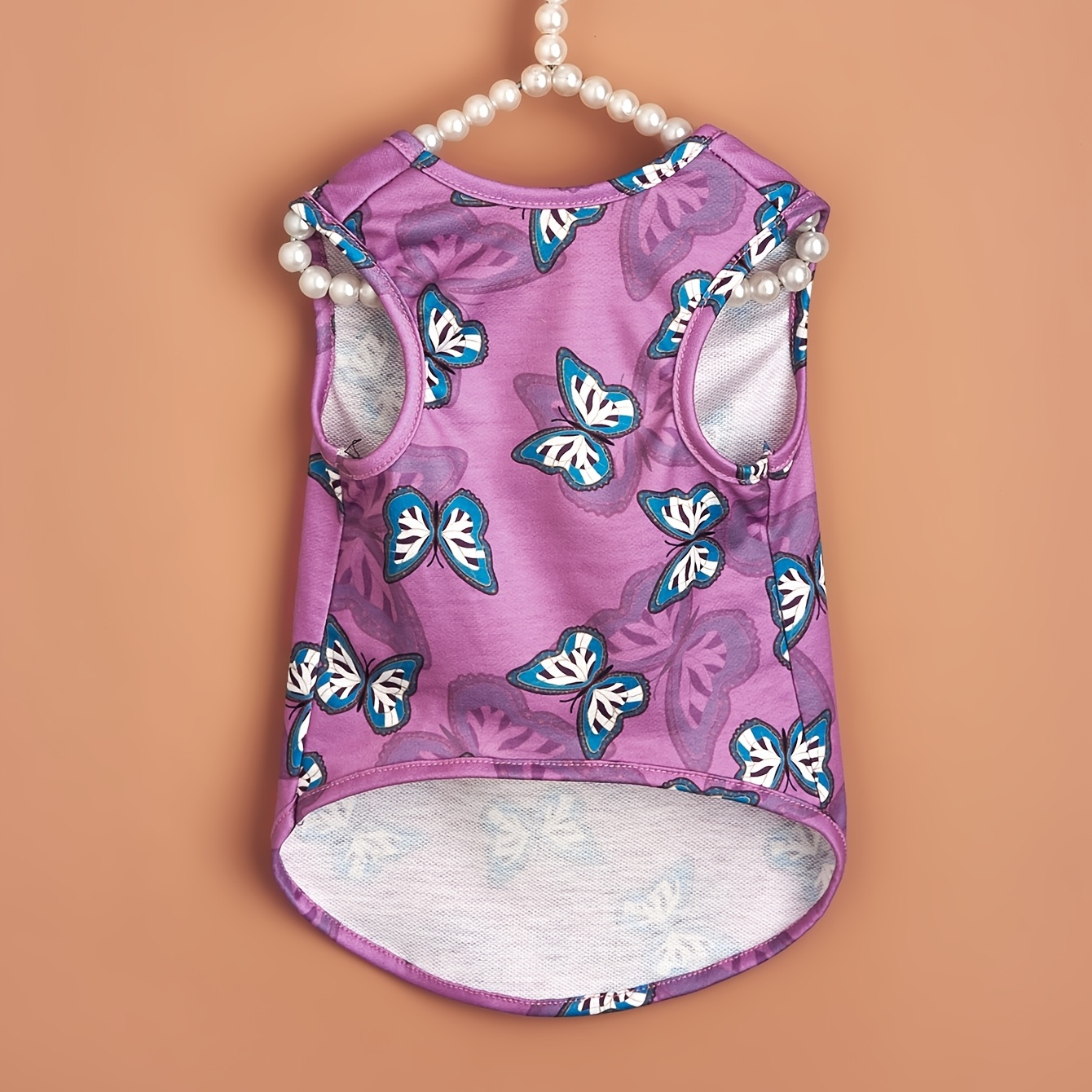 Fashion Pet Clothes Butterfly Flower Print Tank Top Summer Small