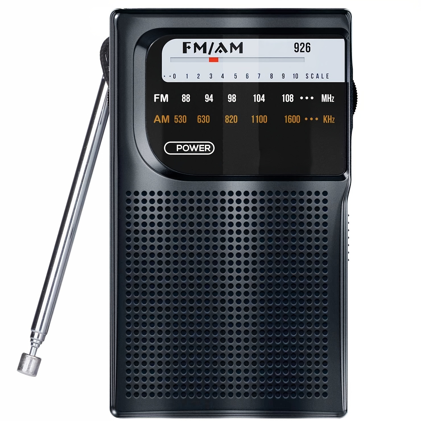 Radio de bolsillo personal AM FM SW portátil, radio de transistor Walkman  de onda corta con la mejor recepción, compatible con tarjeta TF USB,  batería