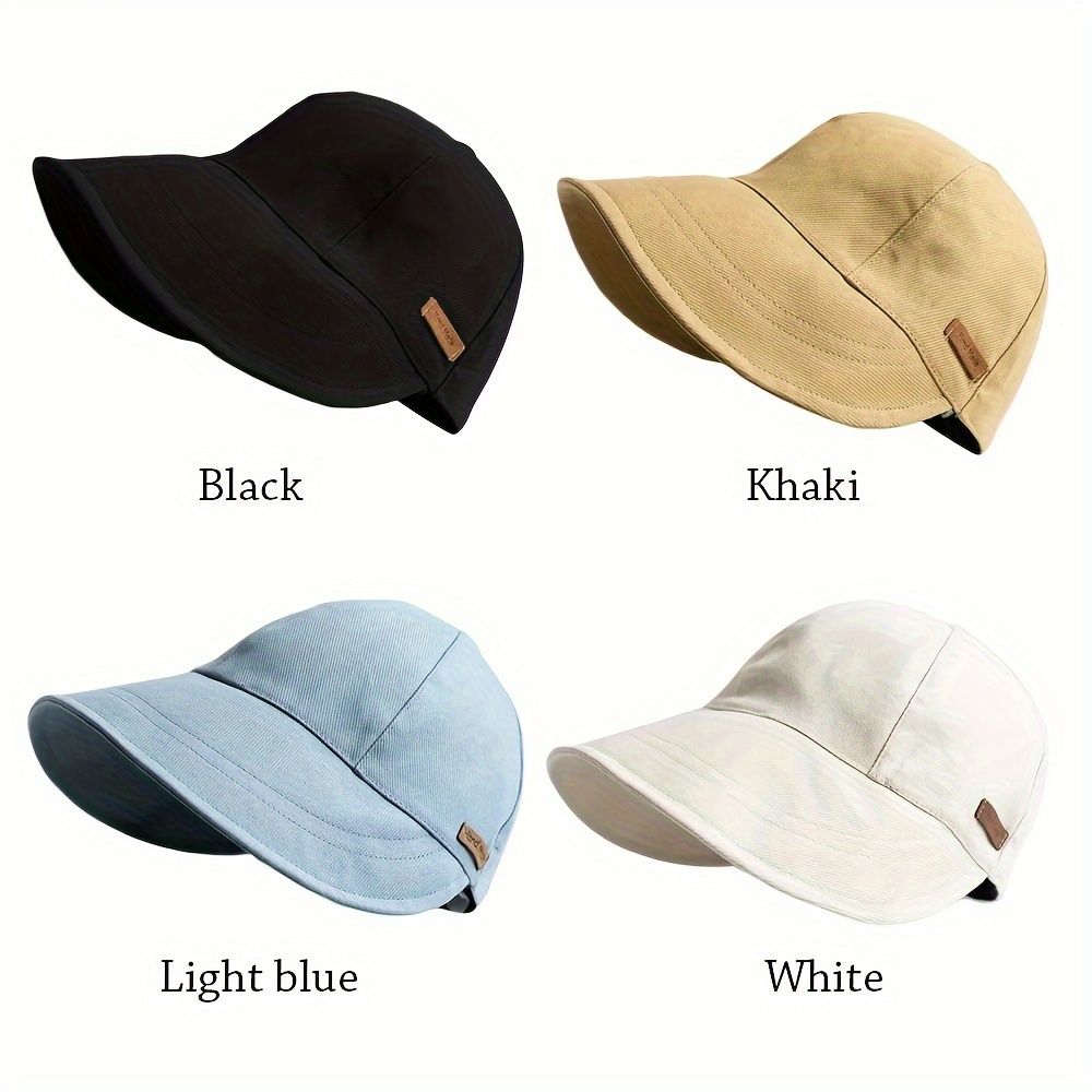 Casual Quick drying Bucket Hat Solid Color Basin Hats - Temu Canada