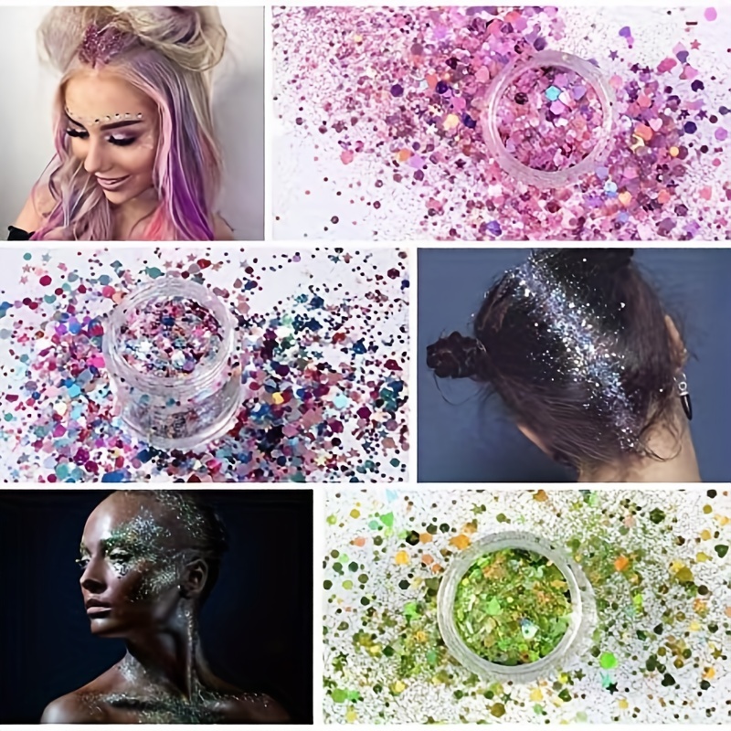 Fine-Glitter for Resin Craft Glitter for Epoxy Resin Art,Body Face