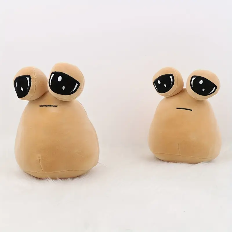 1pc Hot Game My Pet Alien Pou Plush Toy Furdiburb Emotion Alien Plush  Stuffed Animal Pou Doll 22cm/8.66in