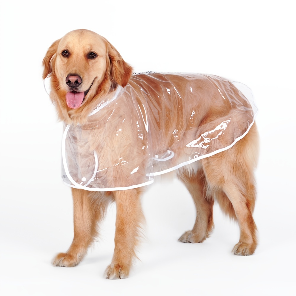 dog plastic raincoat