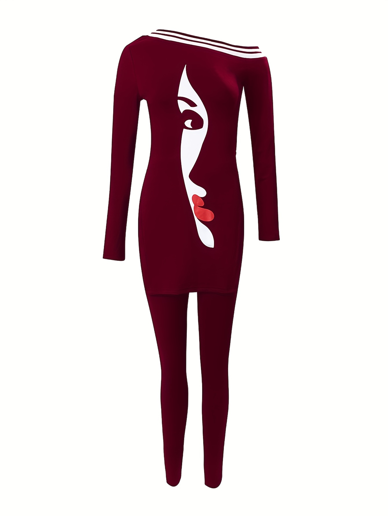 Off Shoulder Asymmetrical Pantsuits Two Piece Set