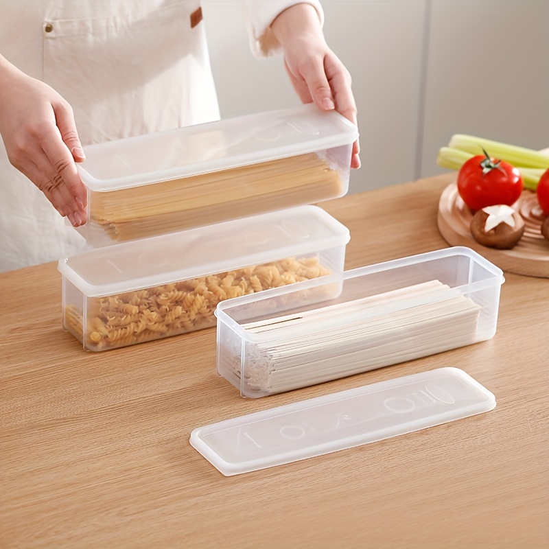 

1pc Large Capacity Noodle And Pasta Storage Box - Preserve Your Favorite Foods And Snacks In Style