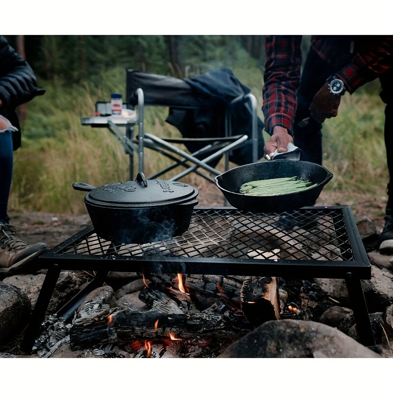Portable Campfire Grill BBQ Rack 63 55 Charcoal Grill Outdoor Cooking