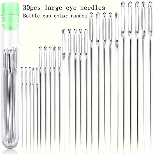 Sewing Stitches Leather Needle Stitching Needles Hand for Leather Projects  with Clear Bottle, 10pcs/set Craft Tool - AliExpress